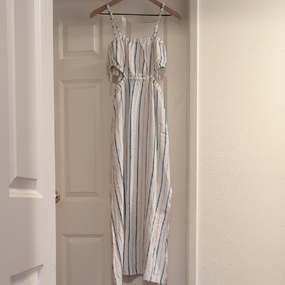 Nude Lucy Linen Dress - Picture 2 of 3